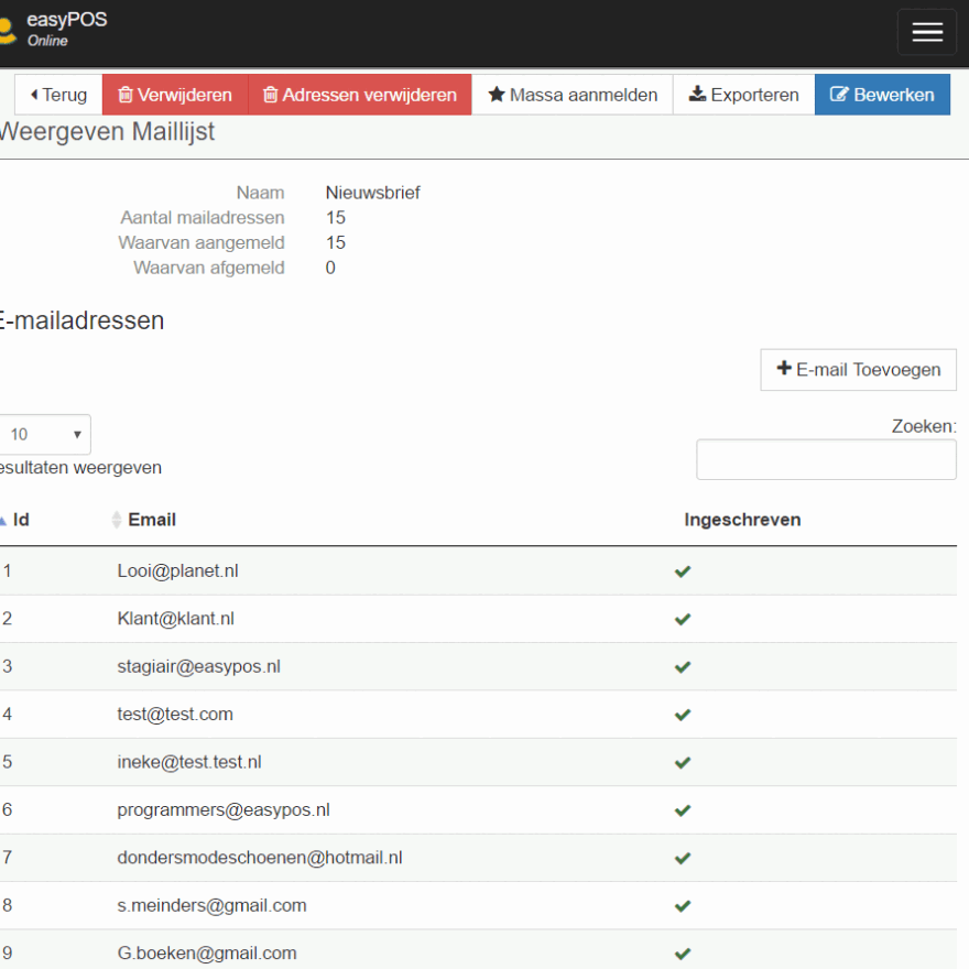 online klantenbeheer